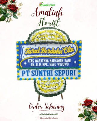 Papan Bunga Duka di Aek Nauli