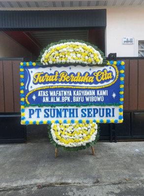 Papan Bunga Duka di Aek Nauli