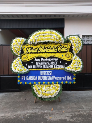 Papan Bunga Duka di Aek Nauli