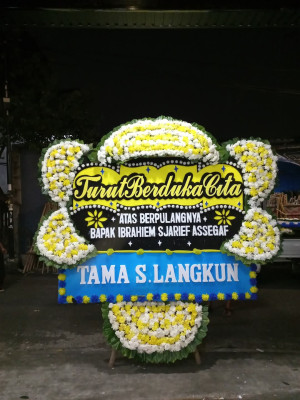 Papan Bunga Duka di Aek Nauli