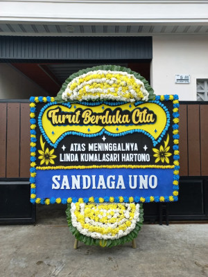 Papan Bunga Duka di Aek Nauli